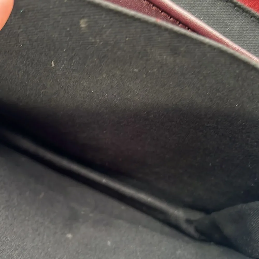Topshop Leather and Ribbon Crossbody Bag